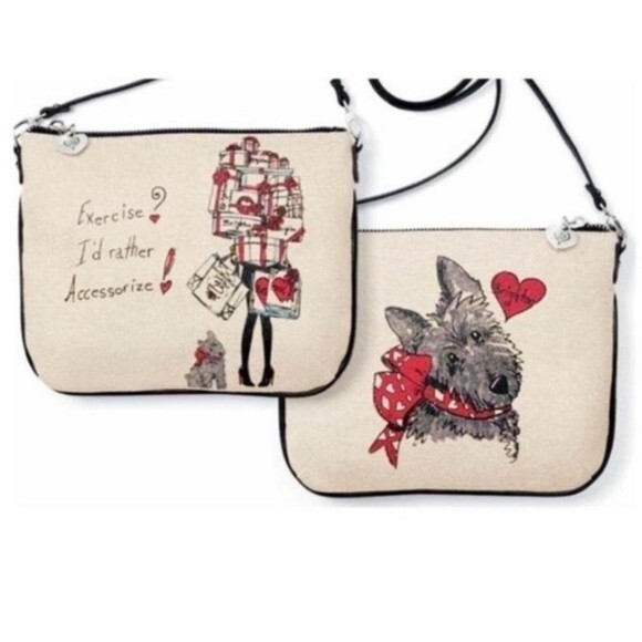 Brighton Handbags - NWT Brighton Women's Scottie Crossbody Coated Canvas